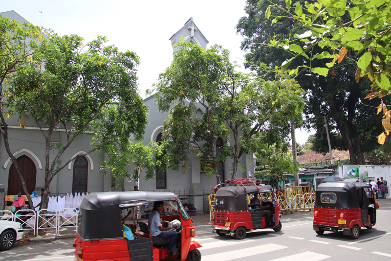 kandy lake uitzicht straatbeeld