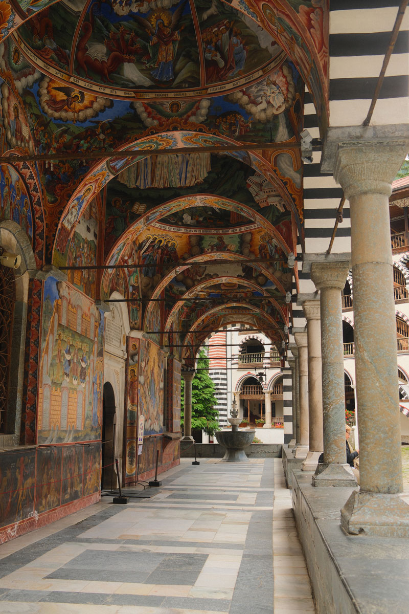 rila monastry art
