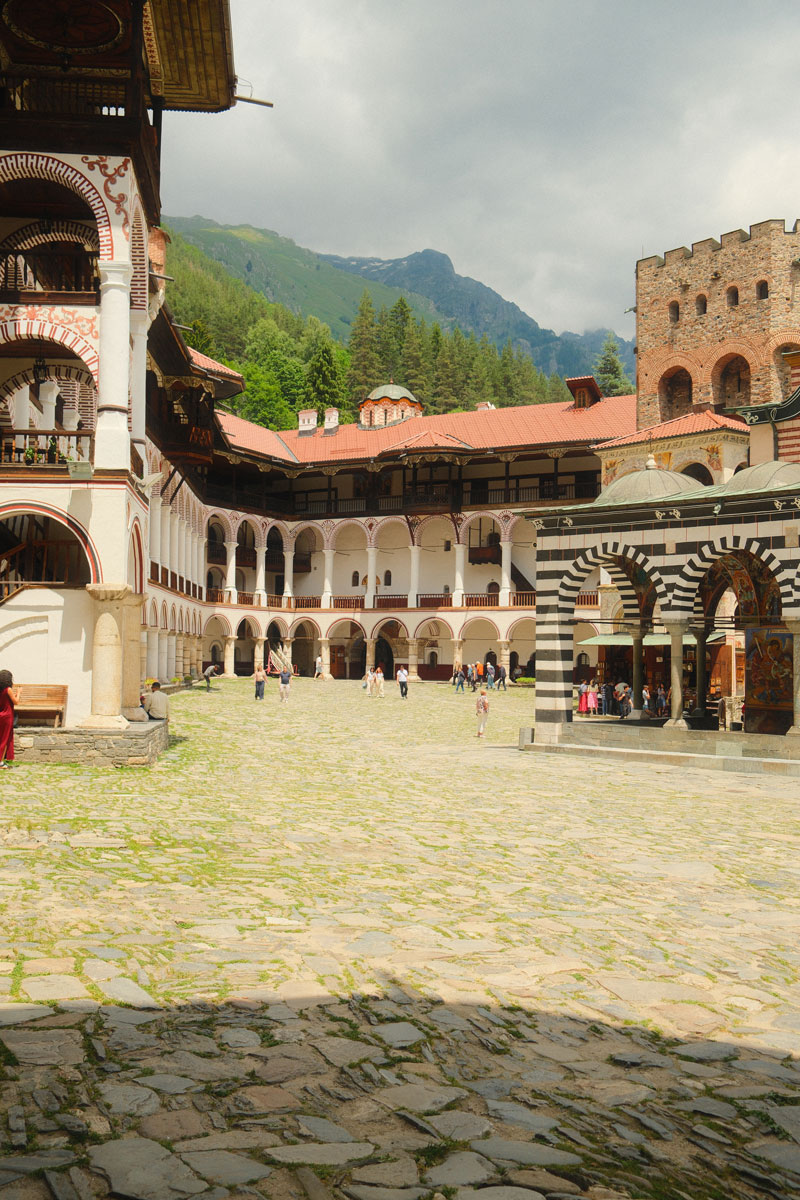 rila monastry uitzicht